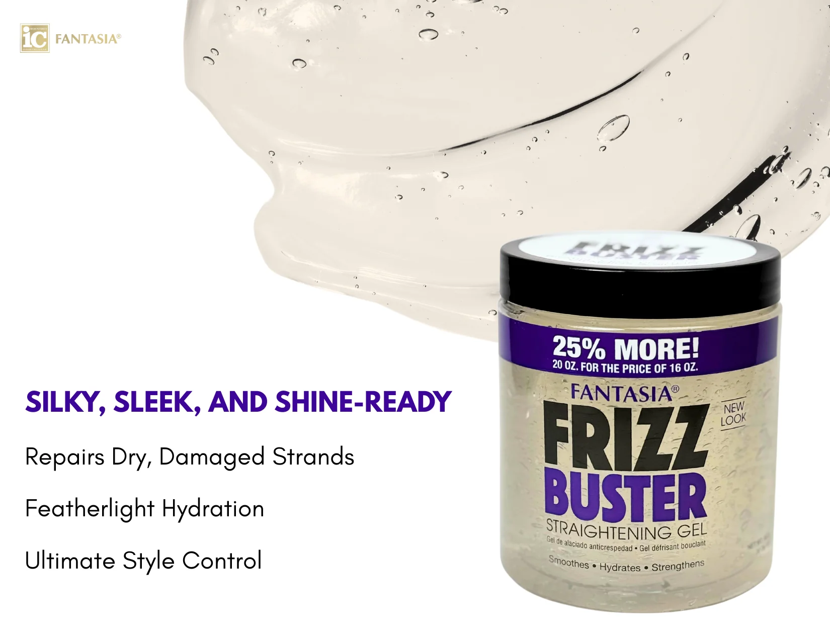 20 oz. FRIZZ BUSTER ‣ Straightening Gel - Image 5