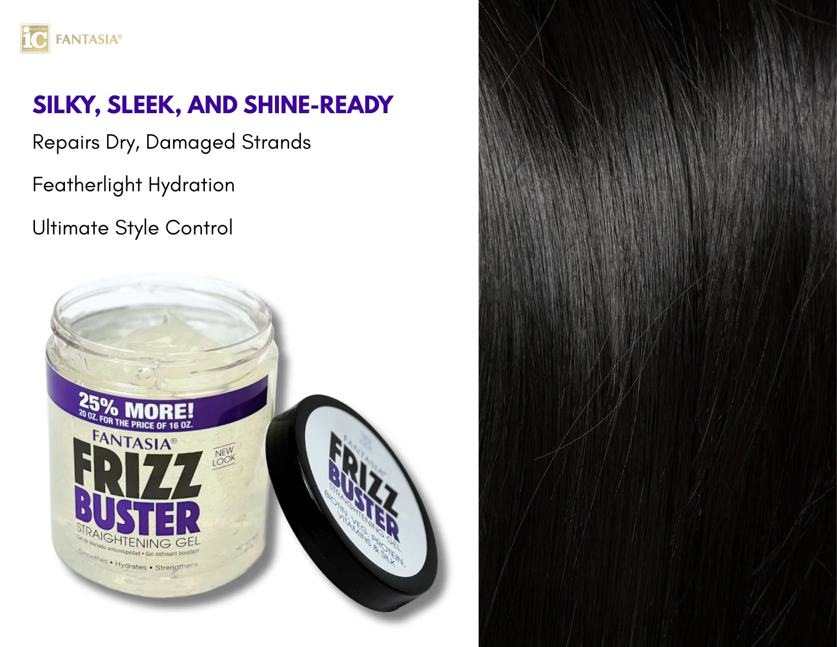 20 oz. FRIZZ BUSTER ‣ Straightening Gel - Image 6