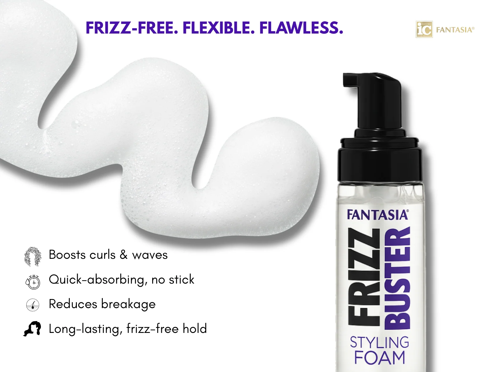 Frizz Buster Styling Foam (8.5 oz) - NEW! - Image 4