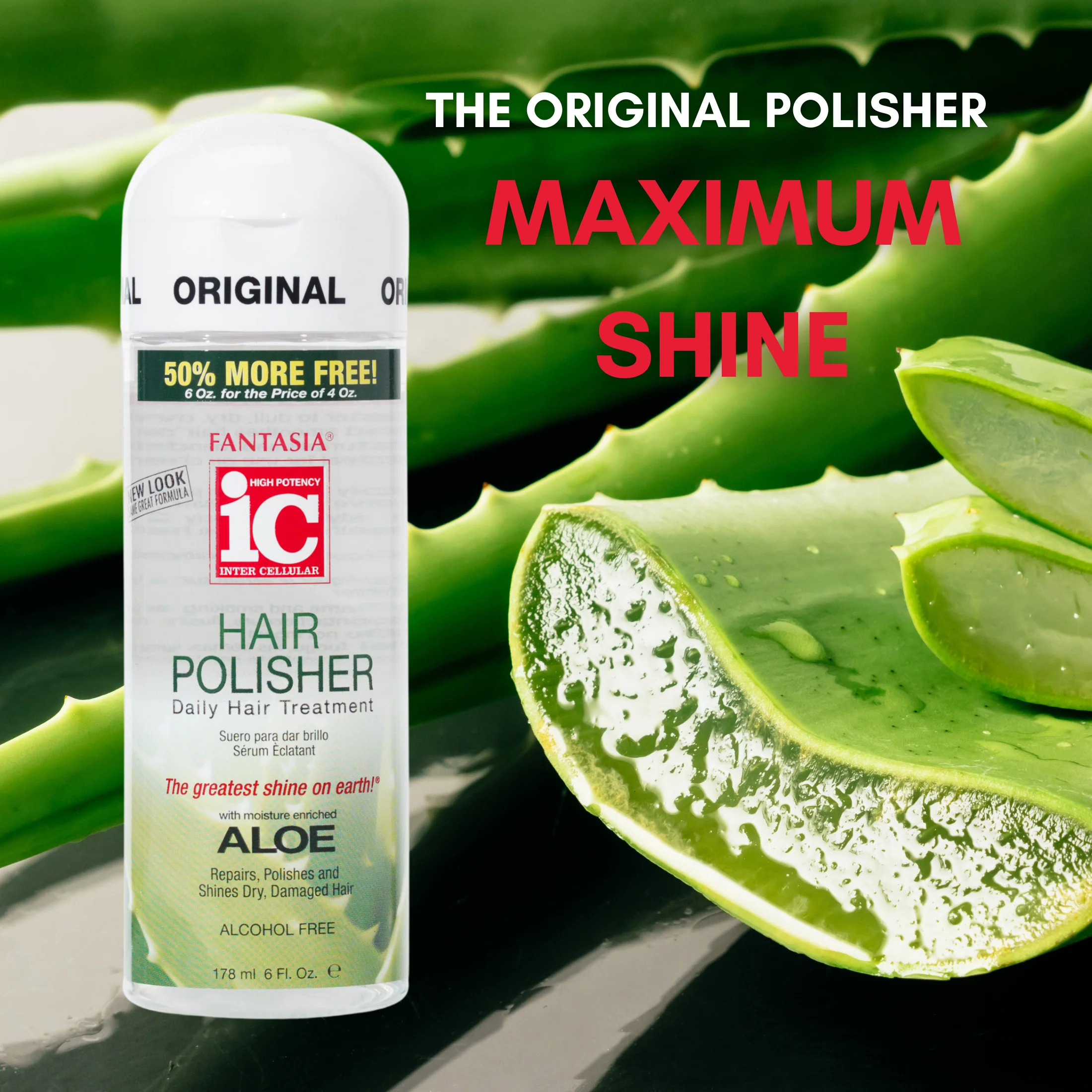 IC HAIR POLISHER SERUM ‣ 6 oz. Aloe - Image 4