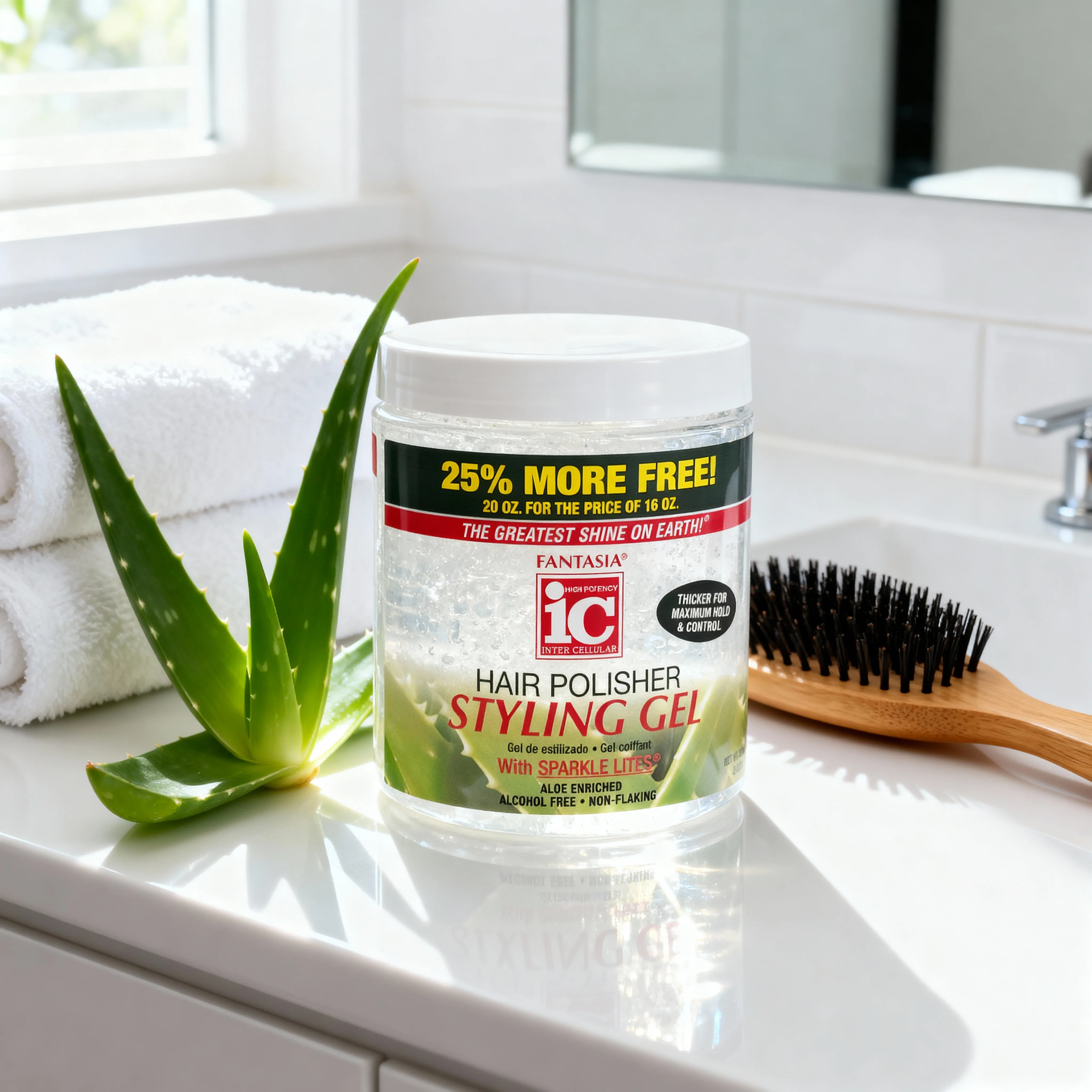IC HAIR POLISHER ‣ Styling Gel 20 Oz. NEW SIZE - Image 5